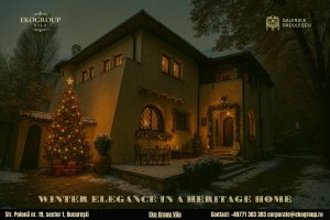 Poveste de Craciun în farmecul anilor ’30: magia sărbătorilor în fosta Casă Tătărăscu, azi Eko Group Vila