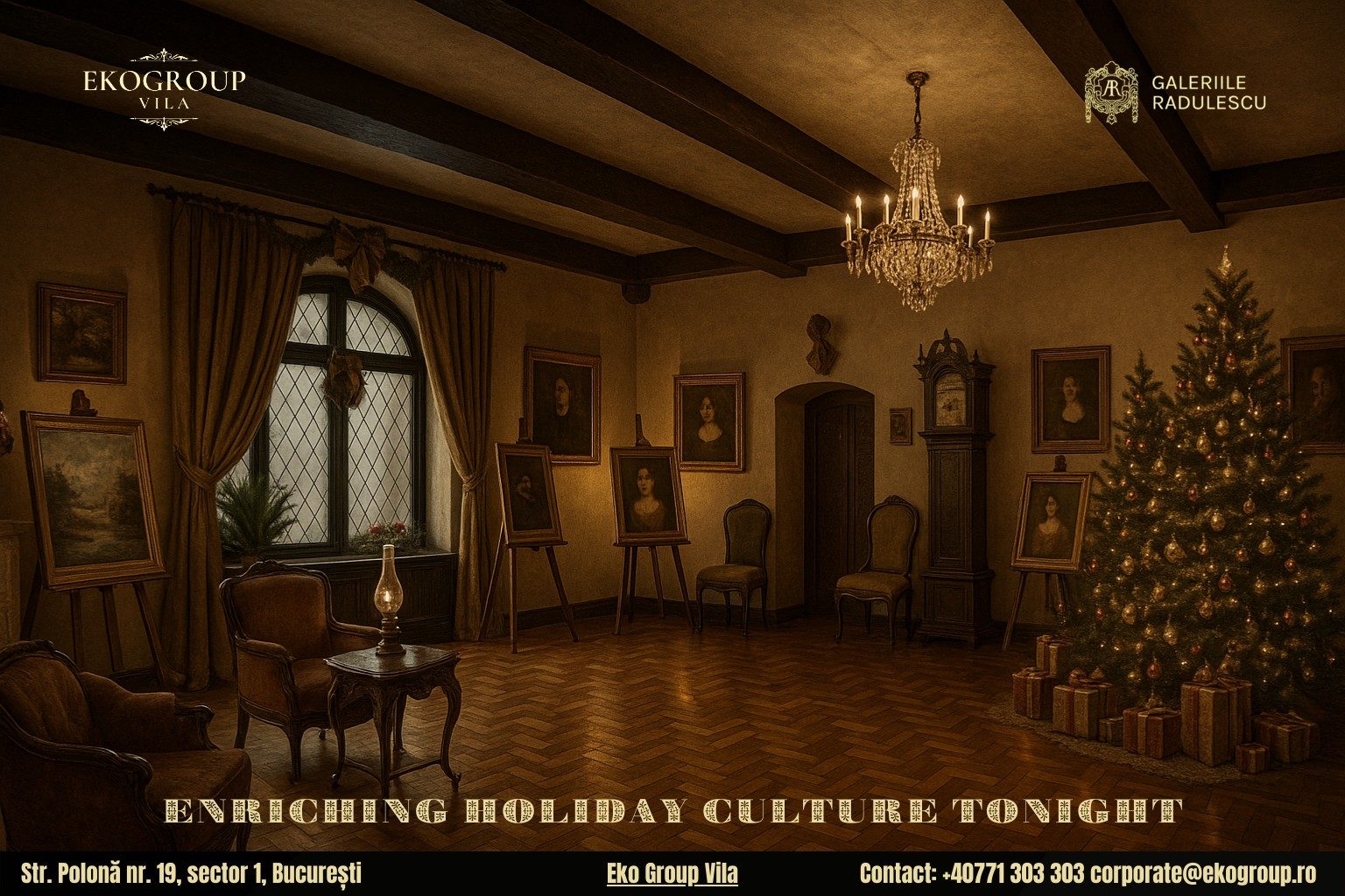 Vacanța de Crăciun în atmosfera anilor ’30: O experiență culturală de excepție la Eko Group Vila